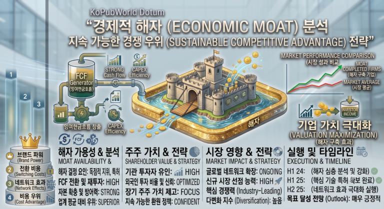 경제적 해자란 무엇인가? 장기적으로 경쟁력이 있는 기업의 특징