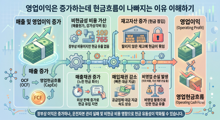 영업이익은 증가하는데 현금흐름이 나빠지는 이유 6 영업이익은 증가하는데 현금흐름이 나빠지는 이유