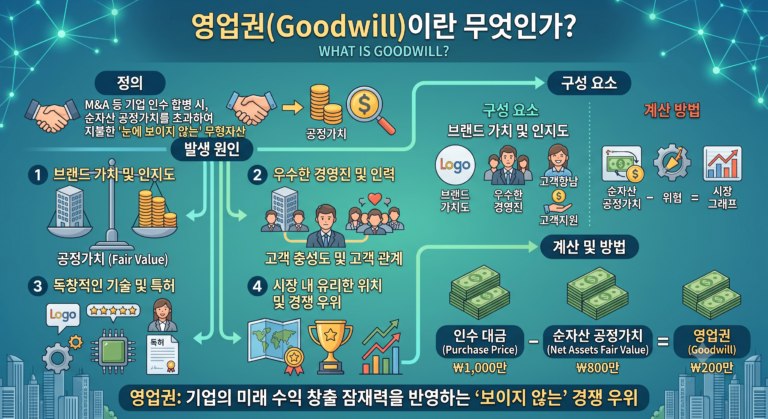 영업권(Goodwill)이란 무엇인가 2 영업권(Goodwill)이란 무엇인가