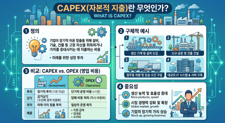 CAPEX란 무엇인가? 기업의 설비투자를 분석하는 방법