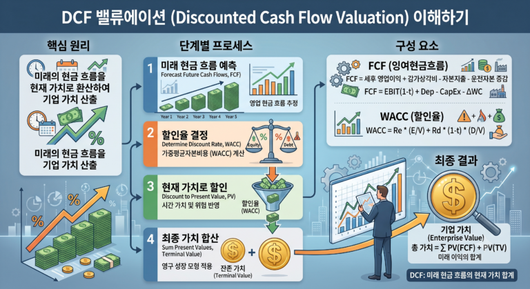 DCF 밸류에이션이란? 기업가치를 계산하는 기본원리
