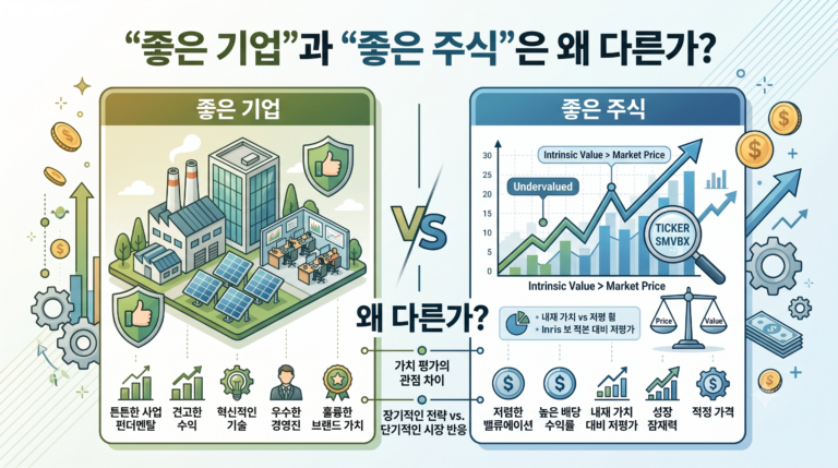 좋은 기업과 좋은 주식은 왜 다른가 썸네일