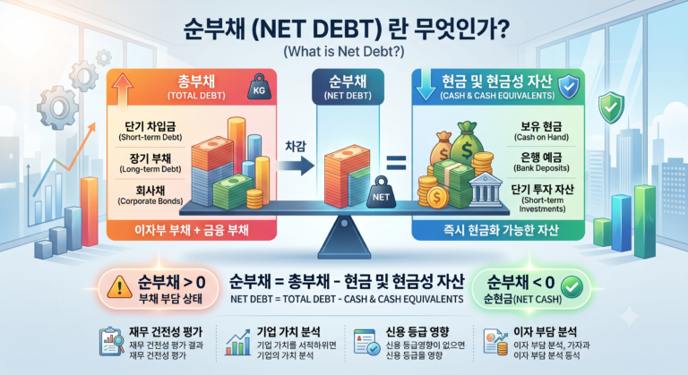 순부채(Net Debt)란 무엇인가? 썸네일