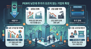 PER이 낮은데 주가가 오르지 않는 기업의 특징 1 PER이 낮은데 주가가 오르지 않는 기업의 특징 썸네일